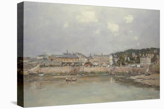 The Harbour at Trouville, 1884-Eugene Louis Boudin-Premier Image Canvas