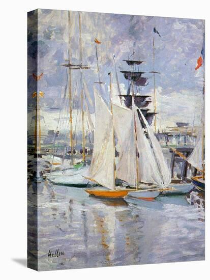 The Harbour, Deauville, Normandy, 1912-Paul Cesar Helleu-Premier Image Canvas