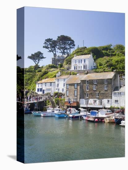 The Harbour in Polperro in Cornwall, England, United Kingdom, Europe-David Clapp-Premier Image Canvas