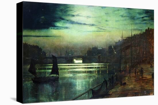 The Harbour Lights, Whitby-John Atkinson Grimshaw-Premier Image Canvas