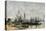 The Harbour of Bordeaux, 1874-Eugene Louis Boudin-Premier Image Canvas