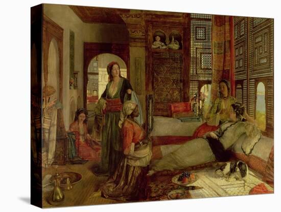 The Harem, 1876 (Oil on Panel)-John Frederick Lewis-Premier Image Canvas