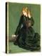 The Harp Player, a Study of Annie Miller, 1872 (W/C and Gouache)-Dante Gabriel Rossetti-Premier Image Canvas