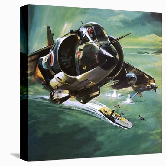 The Harrier Jump Jet Joins the Navy-Wilf Hardy-Premier Image Canvas