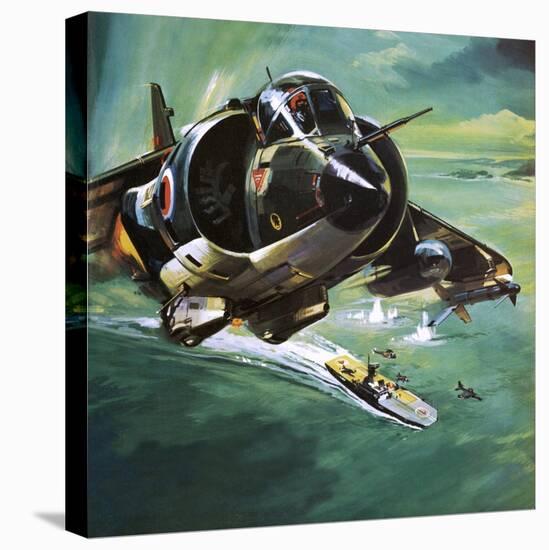 The Harrier Jump Jet Joins the Navy-Wilf Hardy-Premier Image Canvas