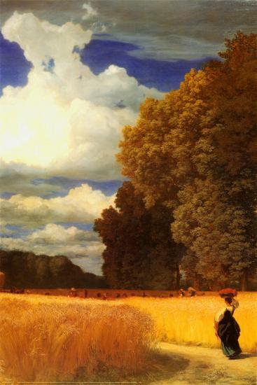 The Harvest-Robert Zund-Stretched Canvas