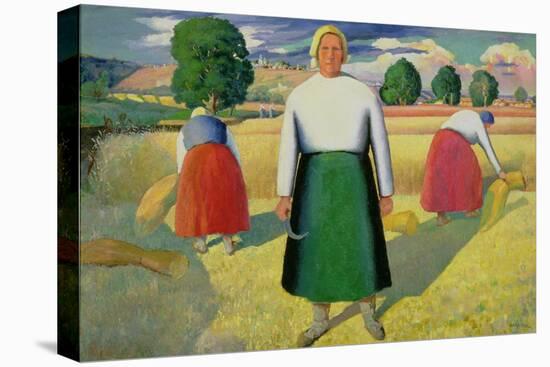 The Harvesters, 1909-10-Kasimir Malevich-Premier Image Canvas