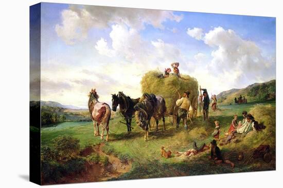 The Hay Harvest, 1869-Hermann Kauffmann-Premier Image Canvas