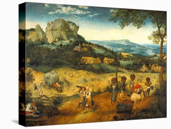 The Hay Harvest-Pieter Bruegel the Elder-Premier Image Canvas