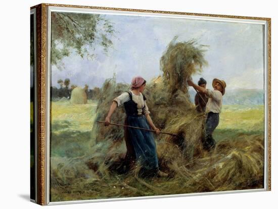The Hay. Painting by Julien Dupre (1851-1910), 19Th Century. Chalons Sur Marne, Museum of Fine Arts-Julien Dupre-Premier Image Canvas