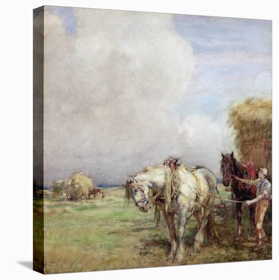 The Hay Wagon-Nathaniel Hughes John Baird-Premier Image Canvas