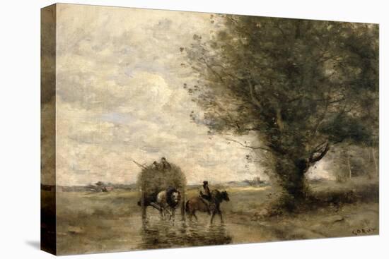 The Haycart, c. 1860-Jean-Baptiste-Camille Corot-Premier Image Canvas