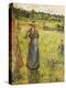 The Haymaker (La Faneuse). 1884-Camille Pissarro-Premier Image Canvas