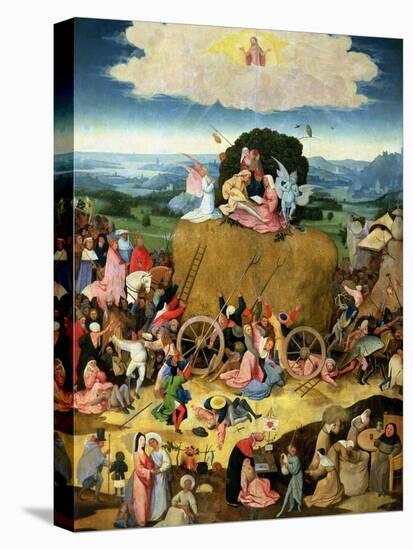 The Haywain: Central Panel of the Triptych, circa 1500-Hieronymus Bosch-Premier Image Canvas