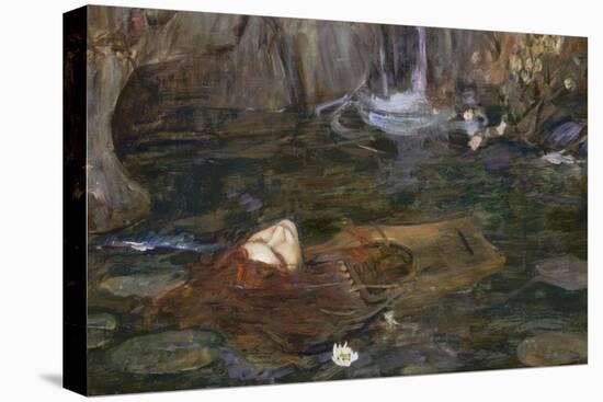 The Head of Orpheus-John William Waterhouse-Premier Image Canvas