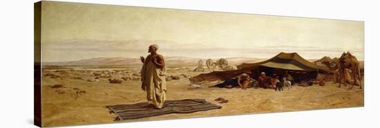 The Head of the House at Prayer-Frederick Goodall-Premier Image Canvas