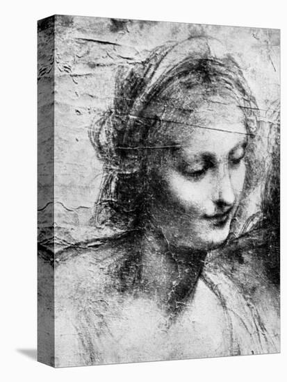 The Head of the Madonna, 15th Century (1930)-Leonardo da Vinci-Premier Image Canvas