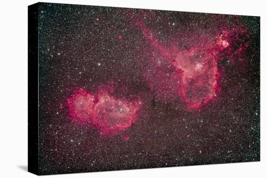 The Heart and Soul Nebula in the Constellation Cassiopeia-null-Premier Image Canvas