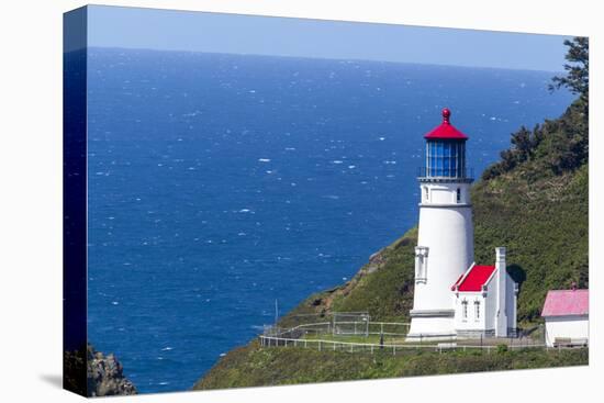 The Heceta Head lighthouse near Florence, Oregon, USA-Chuck Haney-Premier Image Canvas