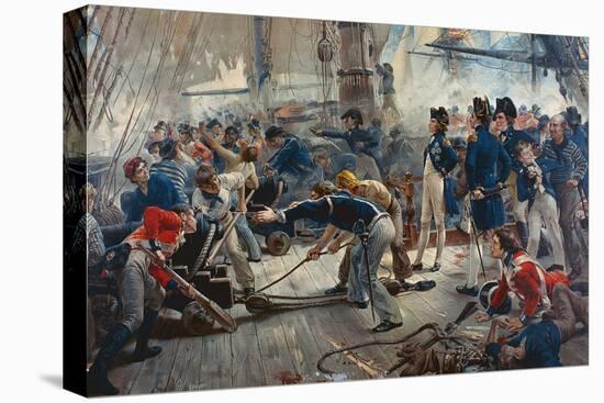 The Hero of Trafalgar-William Heysham Overend-Premier Image Canvas