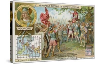 The Herulians Proclaim Their Chief Odoacer King Of Italy 476 Giclee Print Art Com