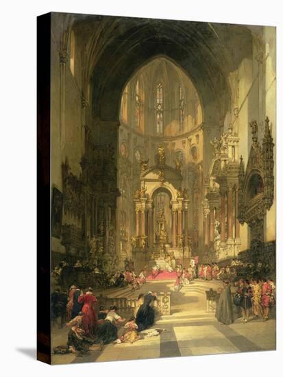 The High Altar of the Church of Ss. Giovanni E Paolo, Venice-David Roberts-Premier Image Canvas