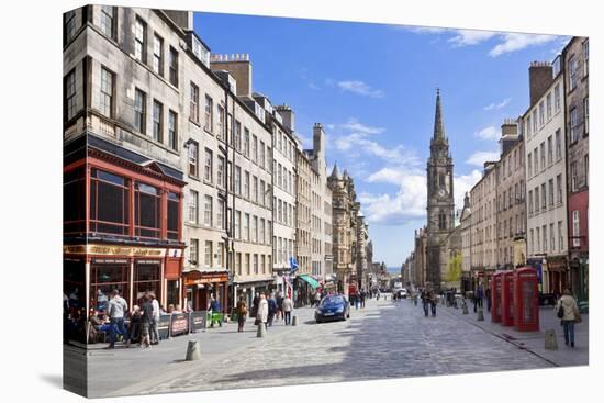 The High Street in Edinburgh Old Town-Neale Clark-Premier Image Canvas