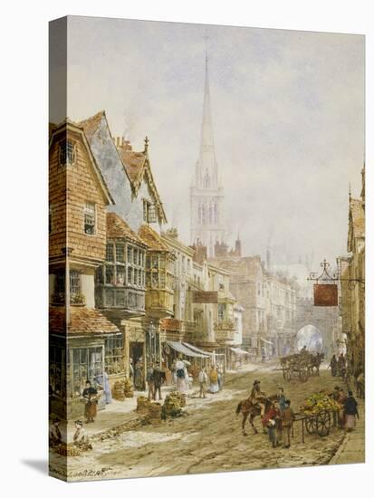 The High Street, Salisbury-Louise J. Rayner-Premier Image Canvas