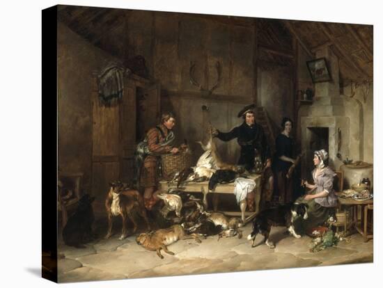 The Highland Gamekeeper's Home, 1839-Thomas Sidney Cooper-Premier Image Canvas