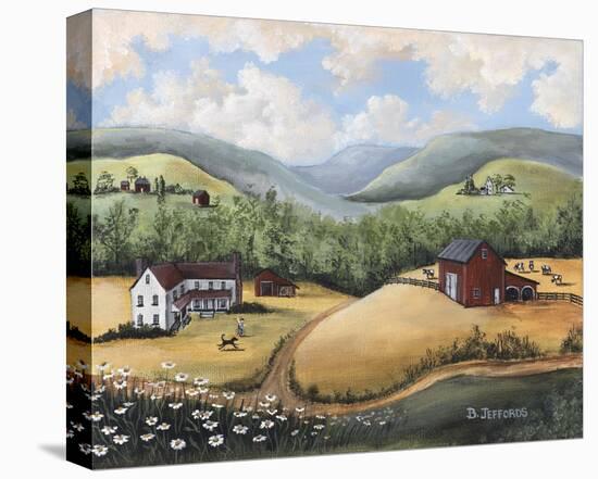 The Hills of Home-Barbara Jeffords-Stretched Canvas