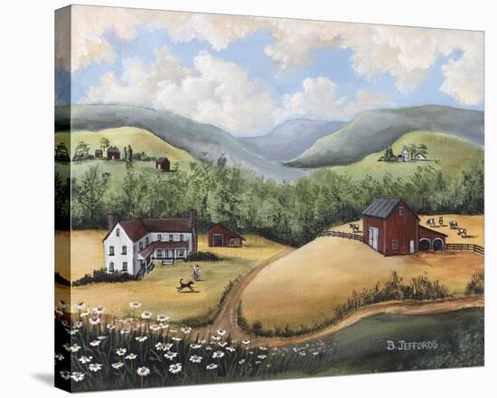 The Hills of Home-Barbara Jeffords-Stretched Canvas