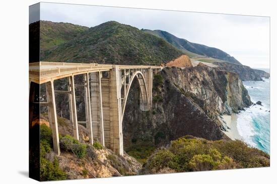 The Historic Bixby Bridge on the Pacific Coast Highway California Big Sur-flippo-Premier Image Canvas