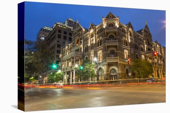 The Historic Driskell Hotel at Dusk, Austin, Texas, USA-Chuck Haney-Premier Image Canvas