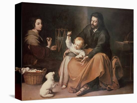 The Holy Family with a Bird-Bartolome Esteban Murillo-Premier Image Canvas