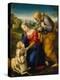 The Holy Family with a Lamb, 1507-Raphael-Premier Image Canvas