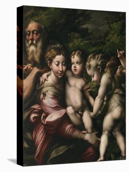 The Holy Family with Angels-Parmigianino-Premier Image Canvas