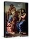 The Holy Family with John the Baptist and Saint Elizabeth, 1655-Nicolas Poussin-Premier Image Canvas