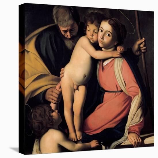 The Holy Family with John the Baptist as a Boy, Early 17th C-Caravaggio-Premier Image Canvas