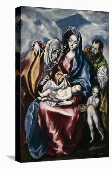 The Holy Family with Saint Anne and John the Baptist as Child, Ca. 1600-El Greco-Premier Image Canvas
