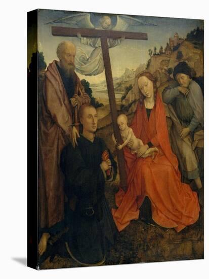 The Holy Family with Saint Paul and a Donor-Rogier van der Weyden-Premier Image Canvas