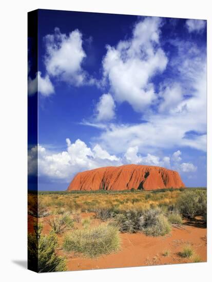The Holy Mountain of Uluru, Ayers Rock, Uluru-Kata Tjuta National Park, Australia-Miva Stock-Premier Image Canvas