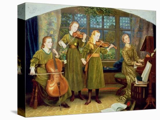 The Home Quartet: Mrs Vernon Lushington and Her Children, 1883-Arthur Hughes-Premier Image Canvas