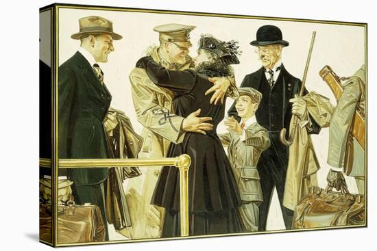 The Homecoming, 1918 (Oil on Canvas)-Joseph Christian Leyendecker-Premier Image Canvas