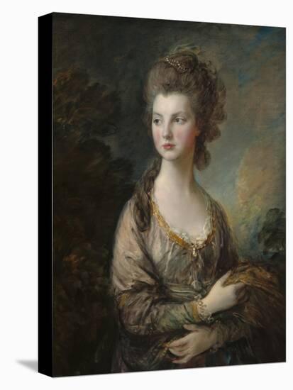 The Honorable Mrs. Thomas Graham, 1775-77-Thomas Gainsborough-Stretched Canvas