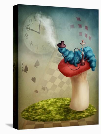 The Hookah Smoking Caterpillar from Alice in Wonderland-egal-Premier Image Canvas