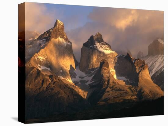 The Horns at Sunrise, Torres del Paine National Park, Patagonia, Chile-Jerry Ginsberg-Premier Image Canvas