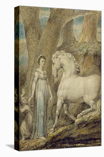 The Horse, from 'William Hayley's Ballads', C.1805-06-William Blake-Premier Image Canvas