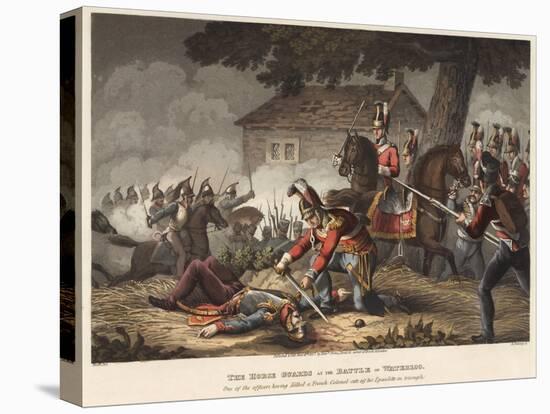 The Horse (Life) Guards at the Battle of Waterloo-William Heath-Premier Image Canvas