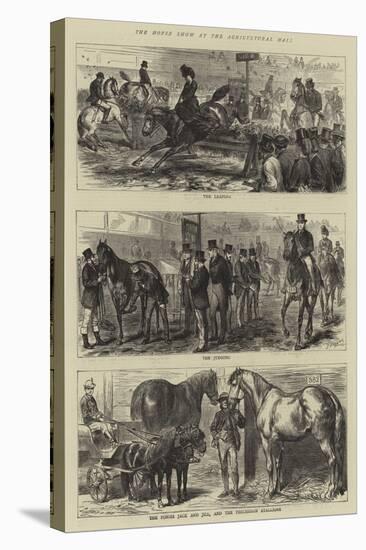 The Horse Show at the Agricultural Hall-Godefroy Durand-Premier Image Canvas