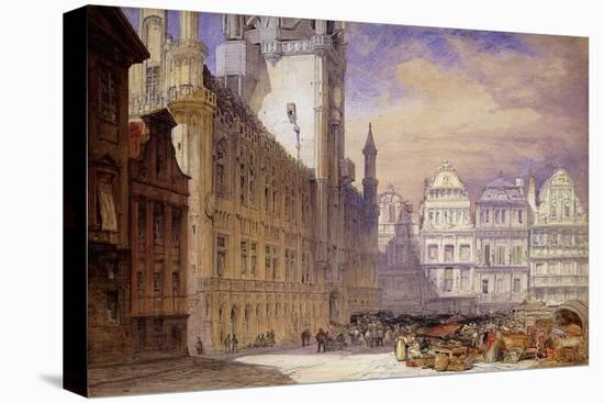 The Hotel de Ville, Brussels-William Callow-Premier Image Canvas